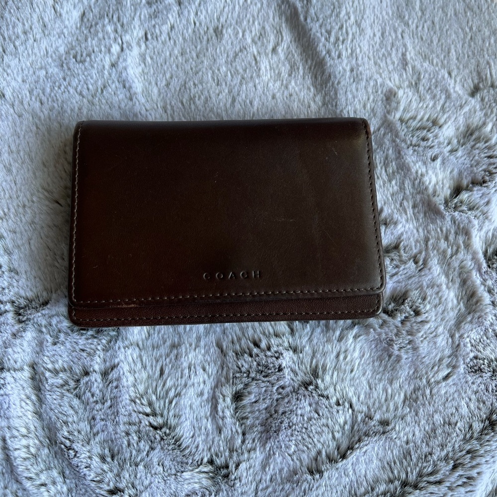 Small compact COACH wallet